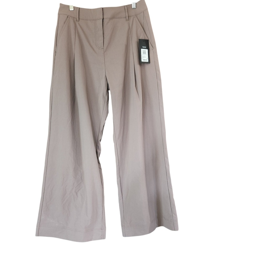 Fabletics Everyday Wide Leg Trouser Desert Shadows Brown M NWT